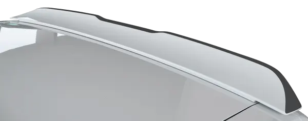 2015 to 2023 Dodge Challenger Rear Spoiler Edge Blackout Decal . Installed on Car