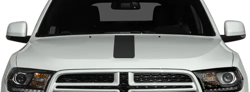 2011 to Present Dodge Durango Hood Center Stripes . Installed on Car